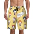 thumbnail image 1 of Haikyuu Cartoon Men's Beach Shorts Swim Trunks Casual Quick Dry Board Shorts Swimwear Pants with Mesh Lined and Pockets, 1 of 8