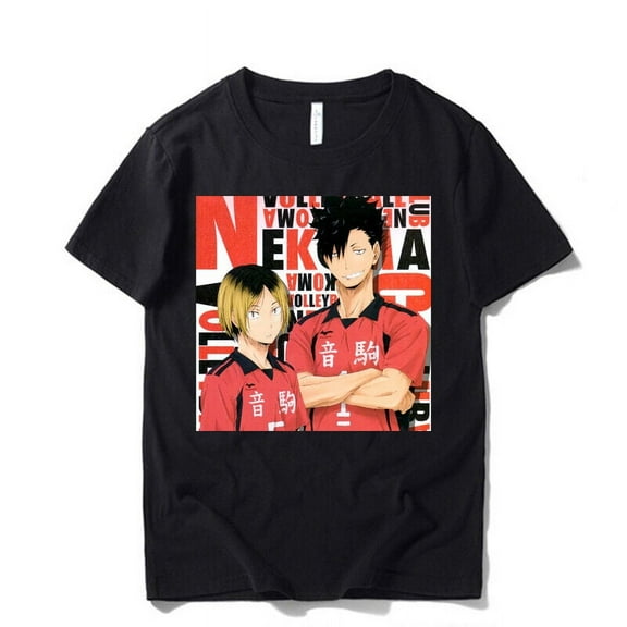 Haikyuu!! Kuroo Tetsurou Kozume Kenma Printed Unisex T-Shirts 100% Cotton