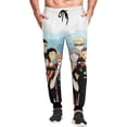 thumbnail image 1 of Haikyuu Mens Sweatpants Joggers Pants 3D Printing Casual Sweatpants With Drawstring Closed Bottom Daily Trousers With Pockets, 1 of 6
