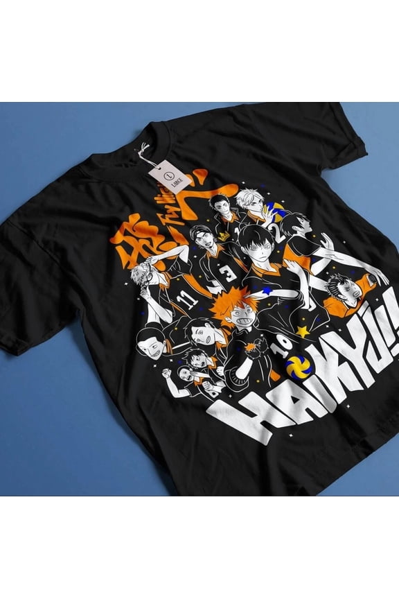 Haikyuu T-shirt Volleyball Kuroo Tetsurou Kozume Kenma Anime Shirt All Size