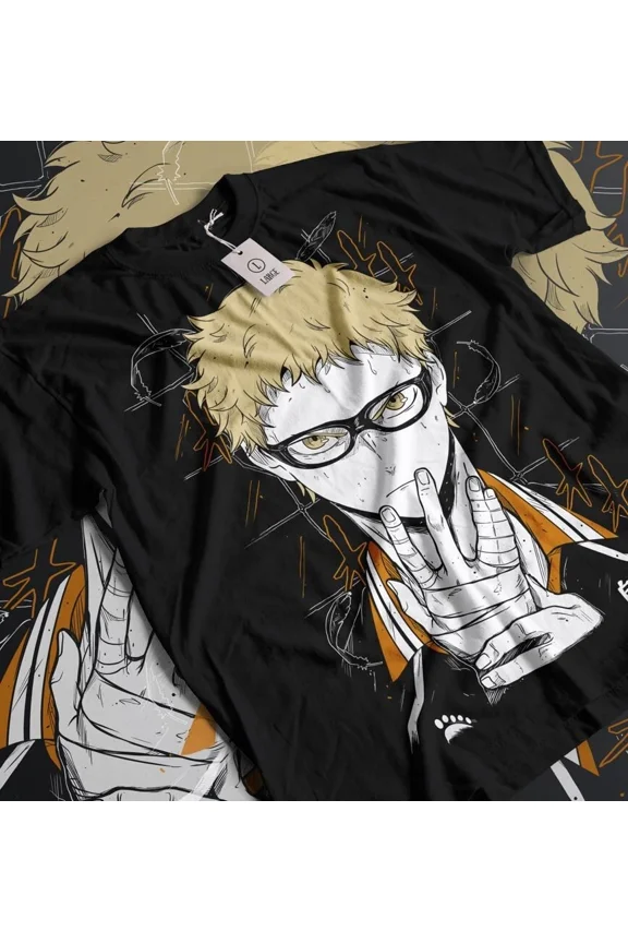 Haikyuu T-shirt Volleyball Kuroo Tetsurou Kozume Kenma Anime Shirt All Size