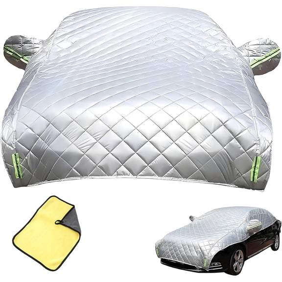 Hail Blankets for Cars, Hail Blankets for SUV, Windshield Hail Protectors, Padded Car Covers for Hail, Hail Protector Car Cover SUV, All Weather Half Car Cover Protects