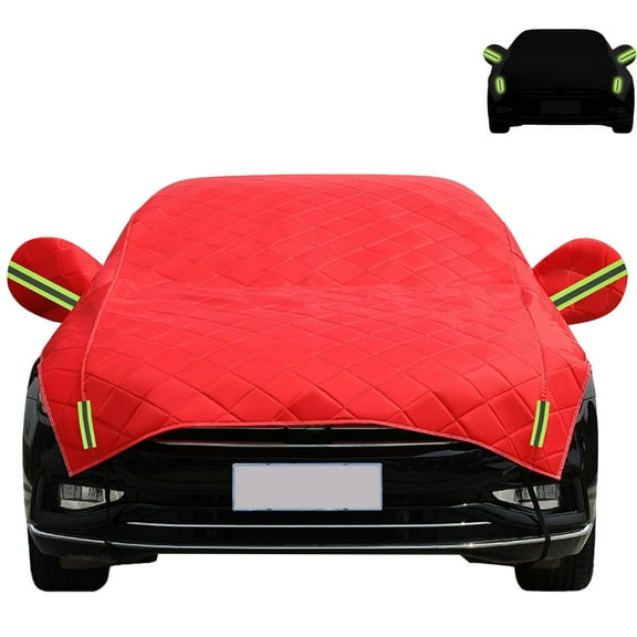 Hail Car Cover - - Layer Padded Anti - Hail, Heavy Duty Waterproof With Reflective Strips - For For Sedans, , For Sedans,