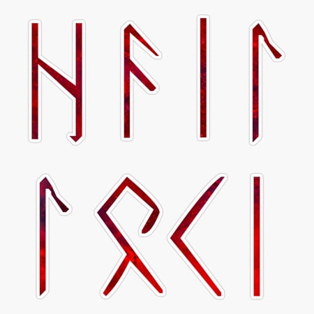 Hail Loki - Runes Sticker