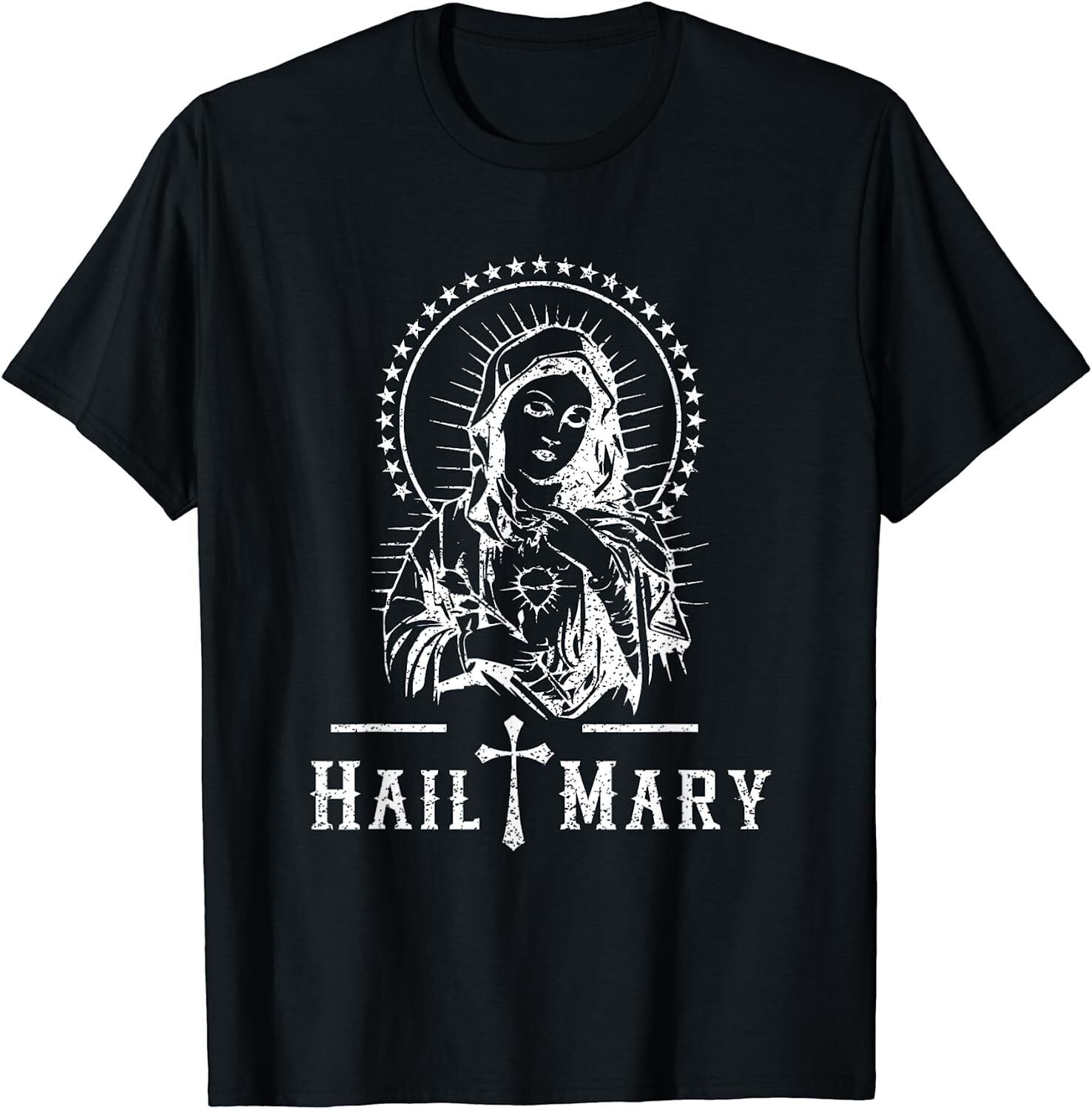 Hail Mary Prayer to HolyMary Mother OfGod Catholic Faith Unisex T