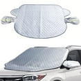 thumbnail image 1 of Hail Protector Car Cover,5-Layer Padded Anti-Hail Car Covers,Heavy Duty Waterproof Protector with Reflective Strips,Hail Cover for SUV/Sedan/Hatchback(50*62*76Inch,Silver), 1 of 8