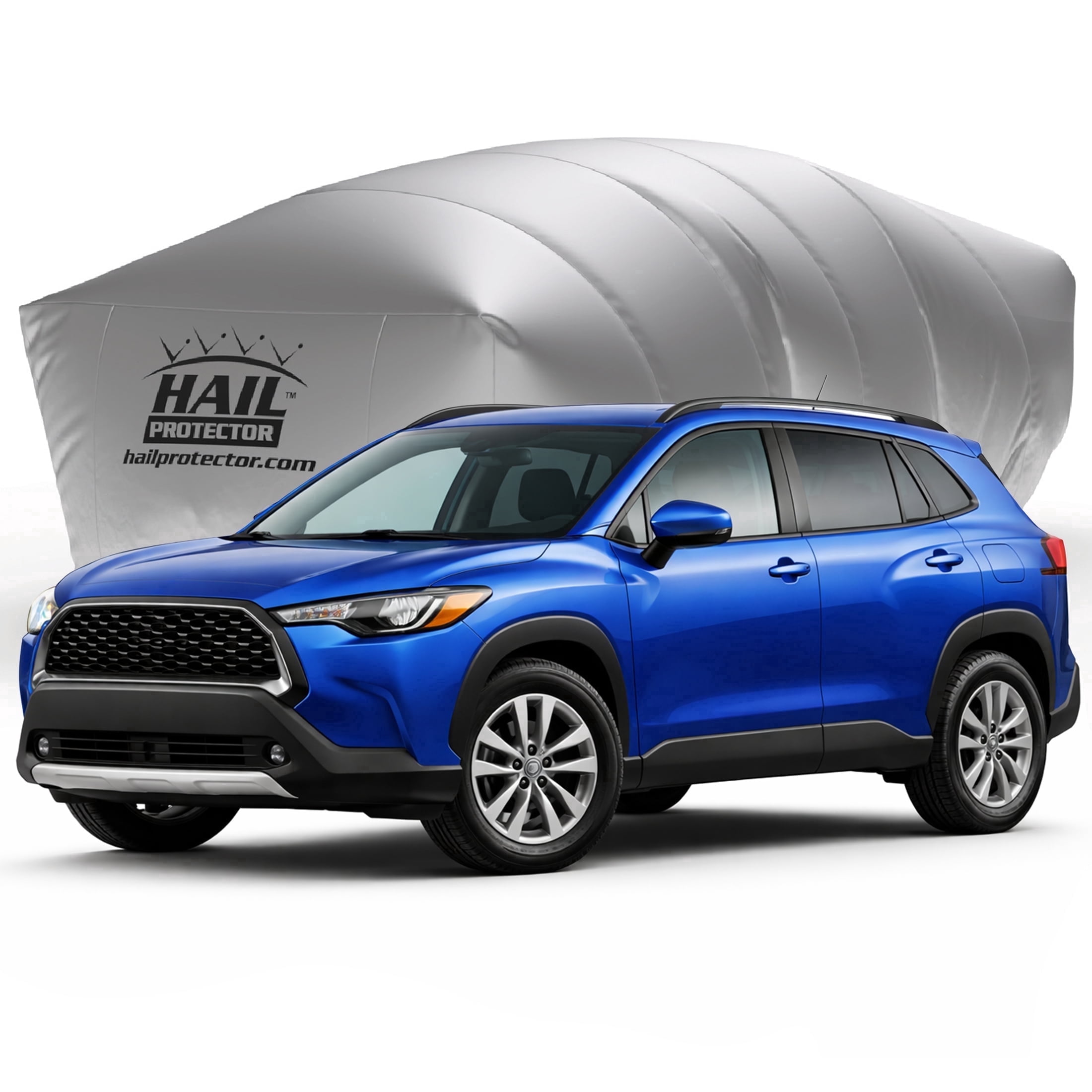 Hail Protector Car Cover, Inflatable Hail Proof Shield for SUV, Truck ...