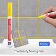 Haile 12Color Waterproof White Grout Tile Lines Marker Pens Gaps Repair