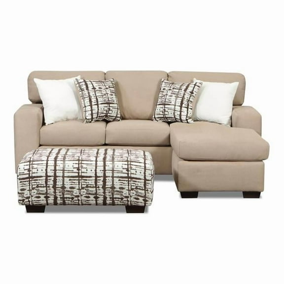 Hailey Sofa Sectional with Reversible Chaise, Taupe