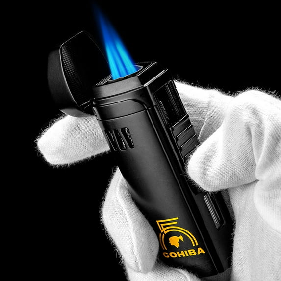 Haillai Butane Torch Lighter, Sold Without Fuel,SKU00316-CLB-22AE6黑色