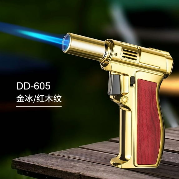 Haillai Butane Torch Lighter, Sold Without Fuel,金色