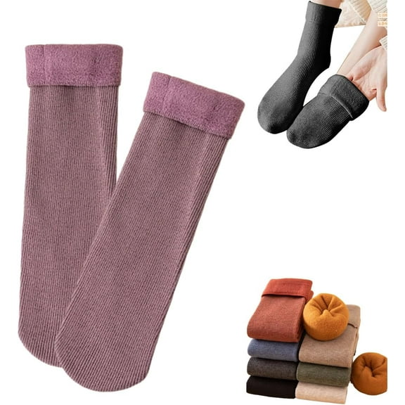 Hailnrothwad Comfort Velvet Winter Warm Socks, Comfort Wool Socks, Janemore Women's Winter Socks.