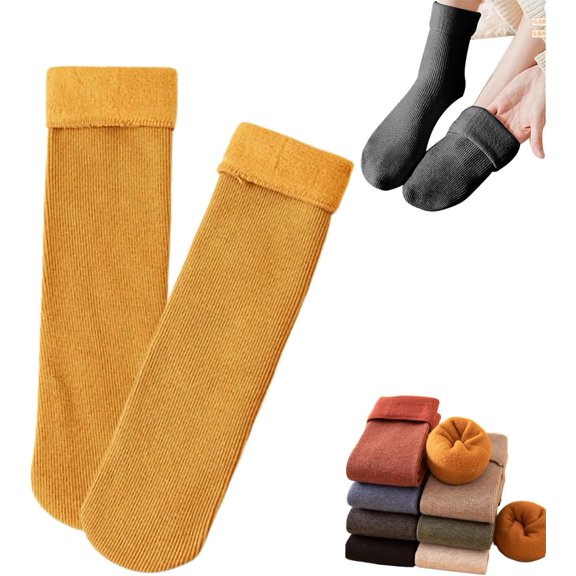 Hailnrothwad Comfort Velvet Winter Warm Socks, Comfort Wool Socks, Janemore Women's Winter Socks.