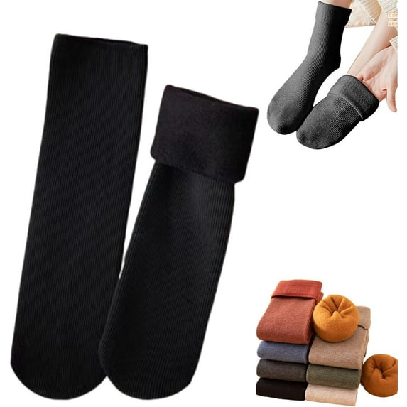 Hailnrothwad Comfort Velvet Winter Warm Socks, Comfort Wool Socks, Janemore Women's Winter Socks.