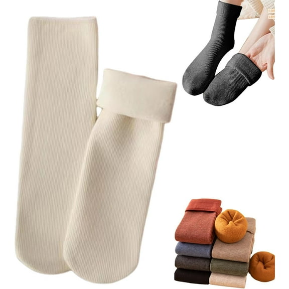 Hailnrothwad Comfort Velvet Winter Warm Socks, Comfort Wool Socks, Janemore Women's Winter Socks.
