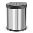thumbnail image 1 of Hailo Compact-Box M Trash Can, 4 Gallon, Lid-Lift, Small Kitchen Bin, Steel, 1 of 11