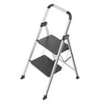 thumbnail image 1 of Hailo Folding 2 Step Non-Slip Stool for Home and Kitchen, K71, Silver/Black, 1 of 12