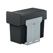 Hailo Kitchen Trash Can Dual 14L Waste Separation, EcoLine Design L, Black
