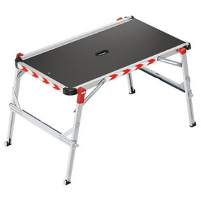 Hailo TP2 Plus Adjustable Work Platform, Aluminum, Foldable, 6 Feet