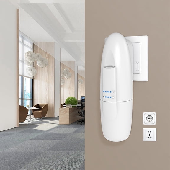 Hailong Palace IAA AE103 Plug-in Wall Scent Diffuser, Outlet Mount Nebulizing Essential Oil Aroma Machine with Bluetooth APP & Light Sensor, 4 Adjustable Mist Levels, Ultra Quiet for Bathroom Hotel O