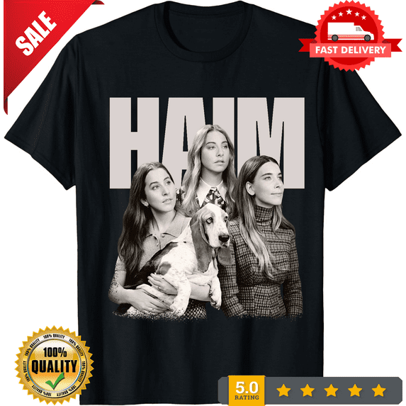 Haim Band Fan Unisex Tee - Pop Rock Music Shirt, HAIM Concert Merch, Music Lover Gift, Este Danielle Alana T-shirt, Haim Sisters Apparel, LIMITED EDITION-TH66752
