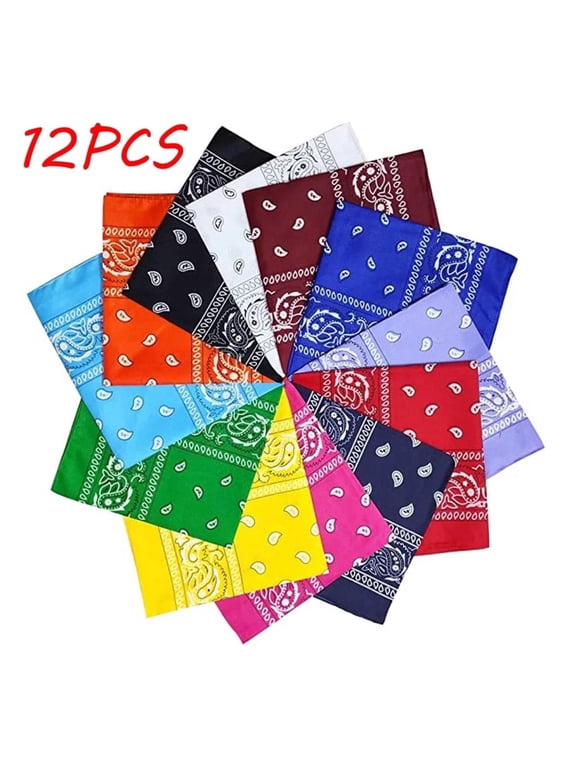 Scarf Shawls Wraps Evening Dresses Travel Office Winter Wedding Large Scarves Dozen Paisley Bandanas Multicolor Set Cowboy Bandana Head Scarf Double