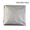 thumbnail image 1 of Haimni 1Pc 120 X100 X116Cm Water Tank Cover 210D Cover Cases Protection For Ibc Tank Water Tank 1000L Container Insulating Foil, 1 of 9