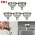 thumbnail image 1 of Haimni 5Pcs Stainless Steel Kitchen Filling Liquor Oil Bottle Mini Funnel Small Mouth, 1 of 9