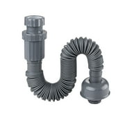 Haimni Bathroom Sink Drainage Kit Bathroom Sink Drainage Pipe Retractable Pipe Durable