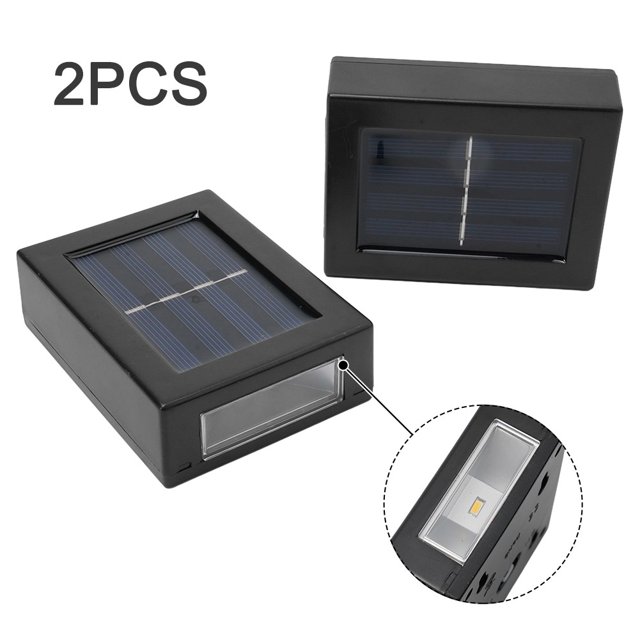 Haimni Modern LED Solar Garden Lights for Outdoor Security Waterproof