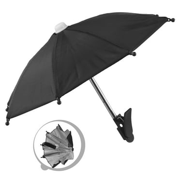 Haimni Phone Shade Umbrella Sun Shield Umbrella Phone Holder Outdoor Cell Phone Rainproof Motorcycle Phone Bracket Umbrella