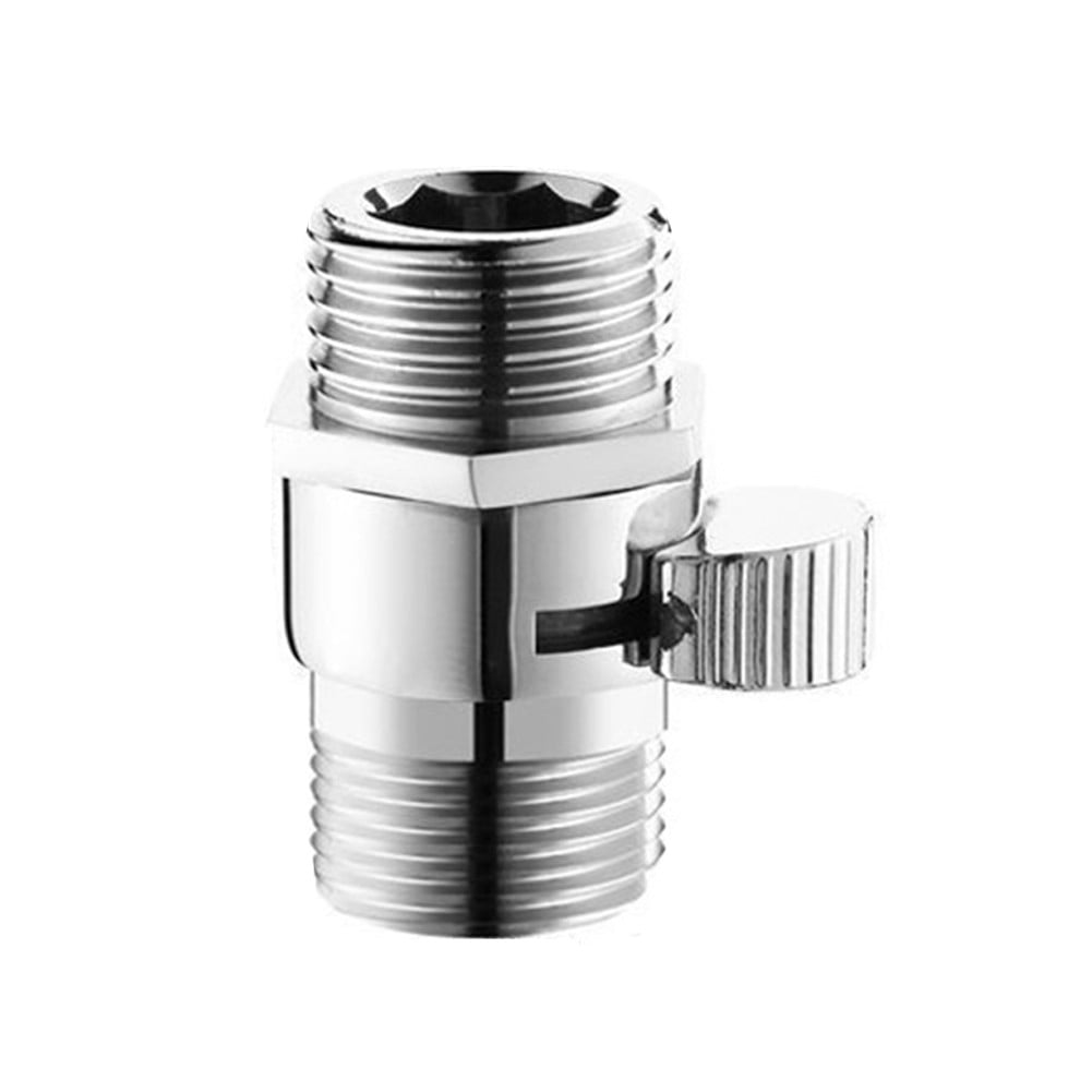 Buy Shower Head Shut Off Valvebrass Water Flow Control Valve G12 Flow Pressure Regulator With Handle Levelcut Off Valve For Shower Head Or Bidet Spraybrass Silver