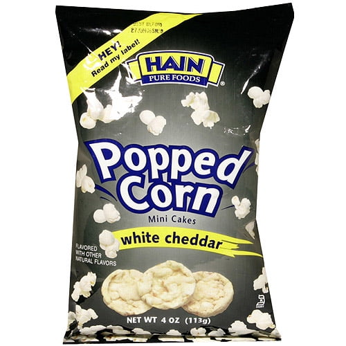 Hain Mini Munchies White Cheddar Rice Cakes, 3 oz (Pack of 12