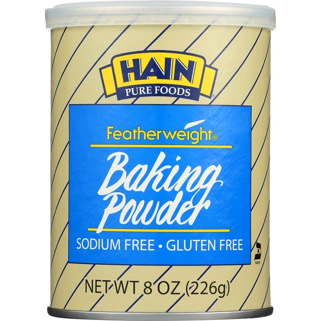 Hain Pure Foods GlutenFree Featherweight Baking Powder, 8 oz. HW3