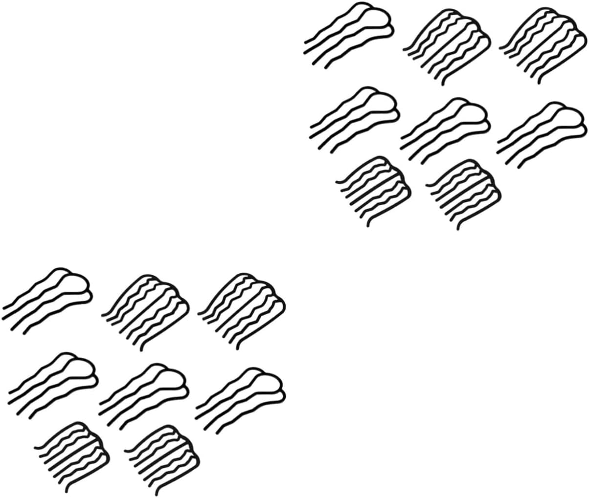 Hair 16 Pcs Side Hair Clip Styling Comb Metal Hair Comb Styling Hair