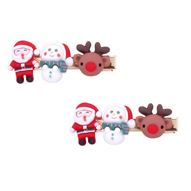 Hair Accessories,Christmas Hairpin Deer Snowman High Grade Hairstyle