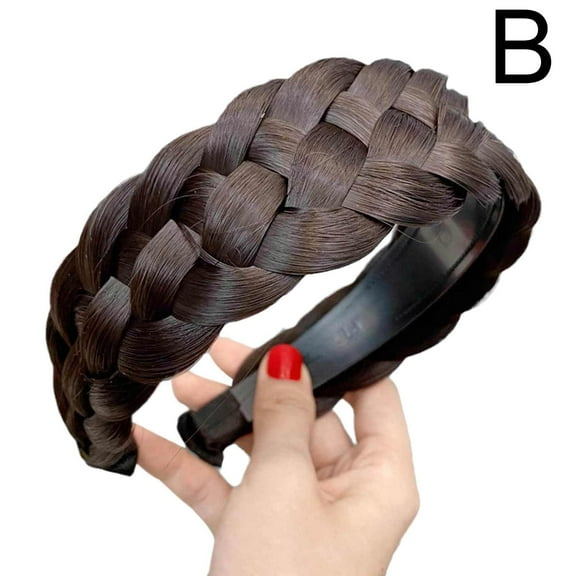 Hair Accessories Fishbone Braid Hair Hoop Three-strand Braid Twist Wig GX A9D8