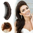 thumbnail image 1 of Hair Accessories Hair Pad Bun Clip for Volume Natural Hair Bump Enhancer for Effortless DIY Hairstyles, 1 of 3