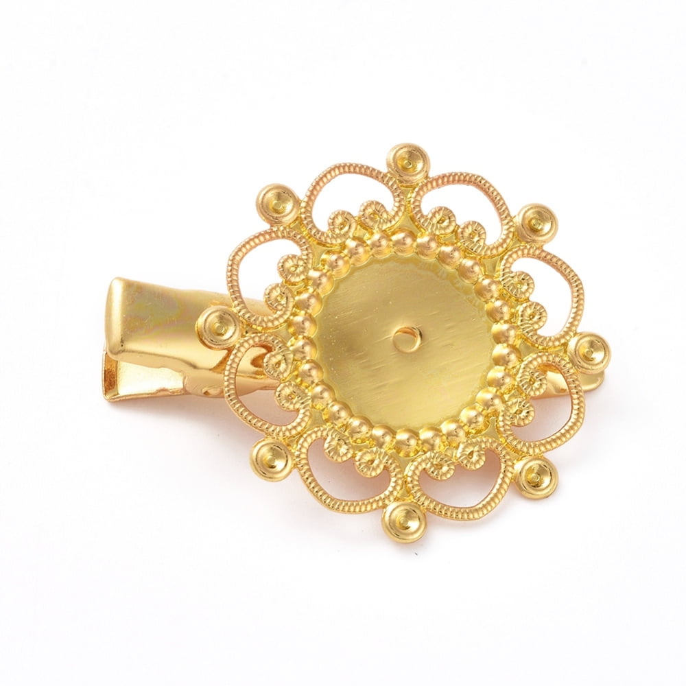 Hair Accessories Iron Alligator Hair Clip Findings with  display picture 1