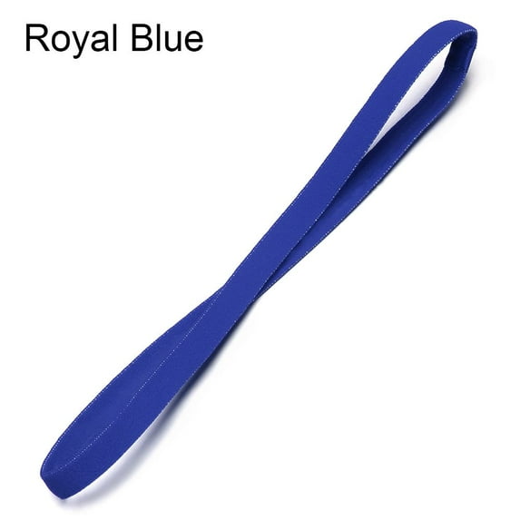 Hair Accessories Rubber Sweatband Stretch Yoga Hair Bands Head Wrap Elastic Headband Sport Anti-slip ROYAL BLUE