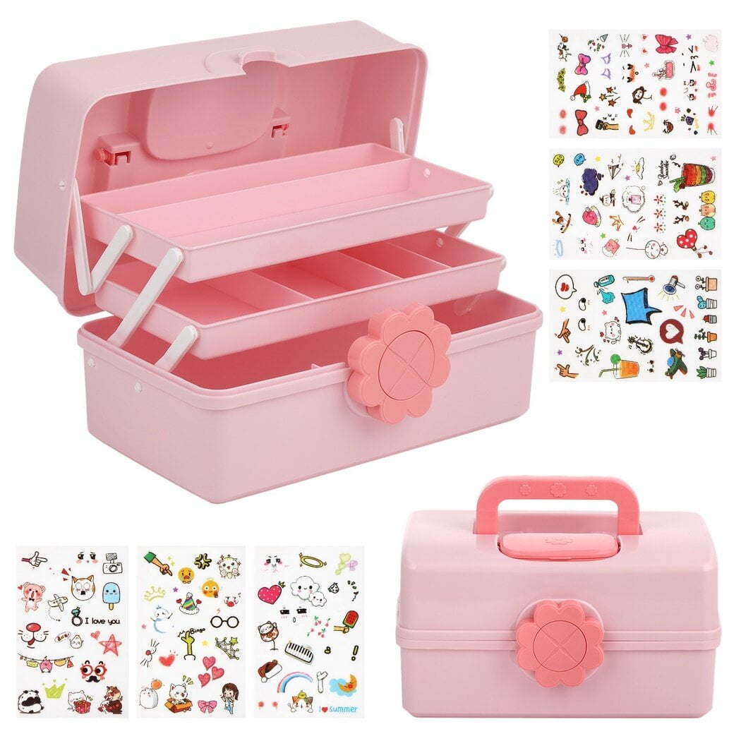 Hair Accessories Storage Box, ThreeLayer Cute Multipurpose Organizer