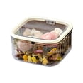 thumbnail image 1 of Hair Accessories Storage Box, Transparent Flip Lid Hair Clip Organizer For Dresser Countertop, 1 Pack, 1 of 6