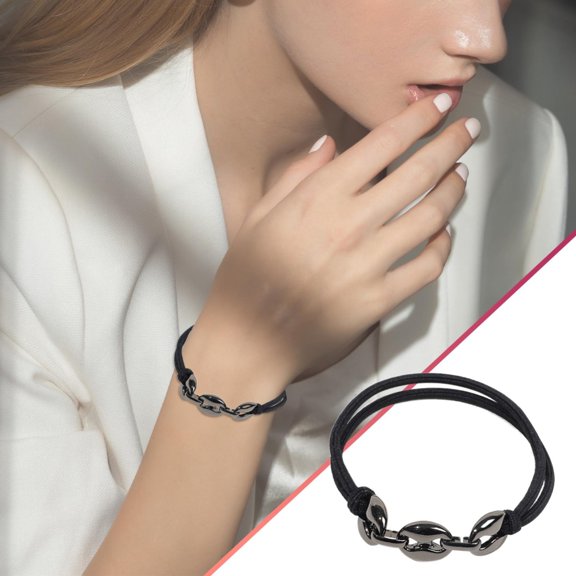 Jialinnn Plaid Ponytail Holder & Scrunchie, Silver