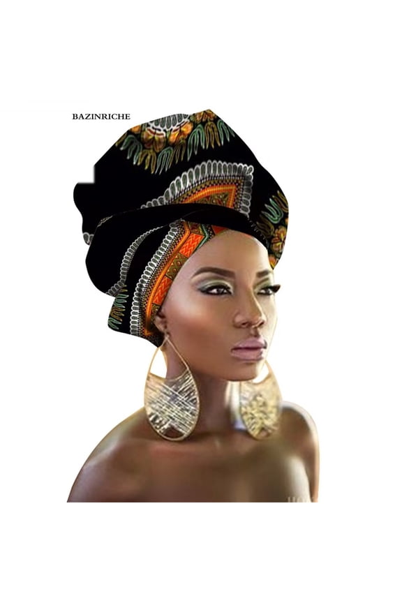 Hair Accessory Headband Head Wrap Tie Scarf African Hair Head Scarf Diy BRW02