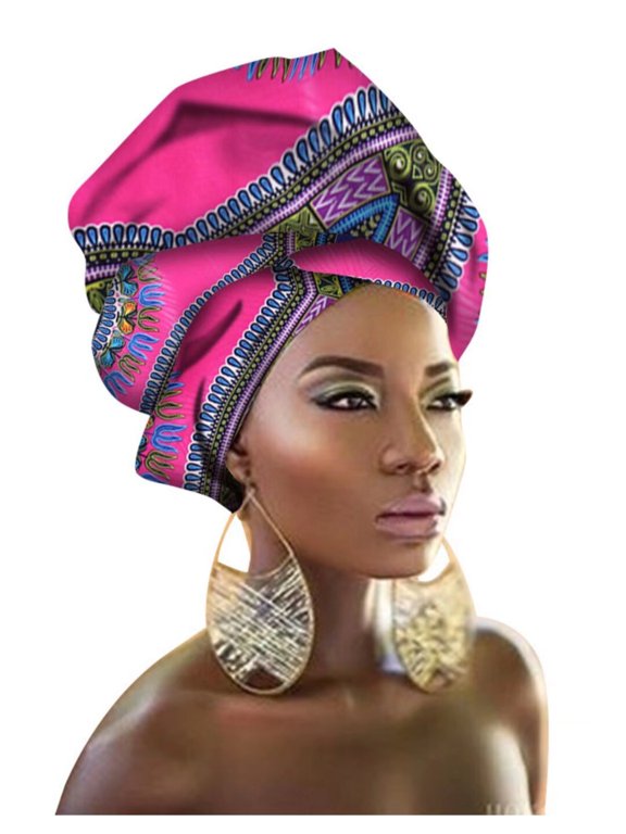 Hair Accessory Headband Head Wrap Tie Scarf African Hair Head Scarf Diy BRW02