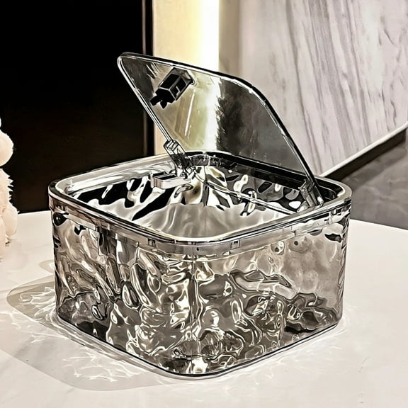 Hair Accessory Storage Box Large Capacity Transparent Acrylic Portable Storage Box Girl Hair Rings Hair Clips Organizer Box