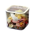 thumbnail image 1 of Hair Accessory Storage Box with Flip Top Lid Clear Plastic Organizer Case for Clips Bows Ties Bands and Small, 1 of 6