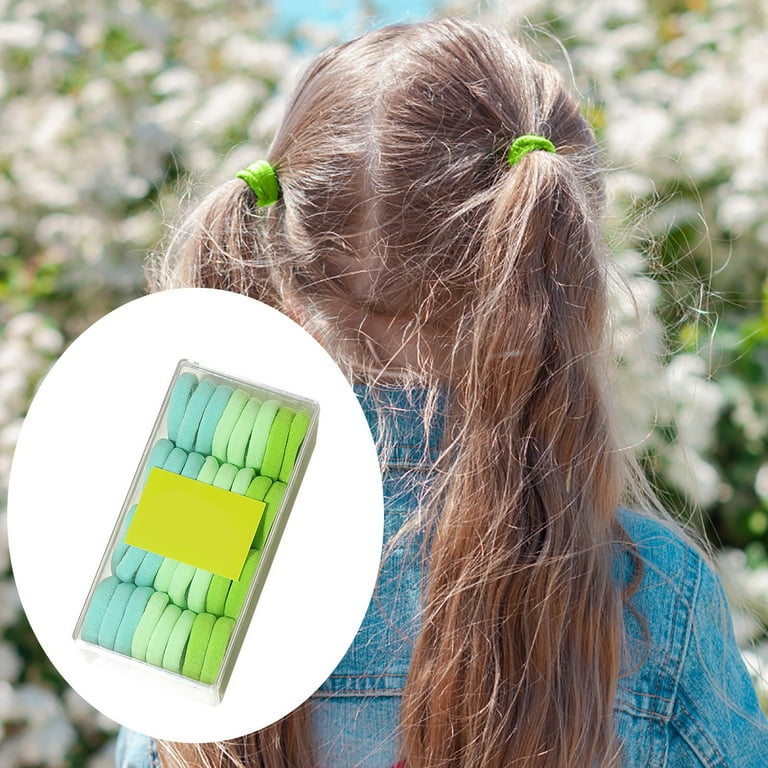 Small green store rubber bands