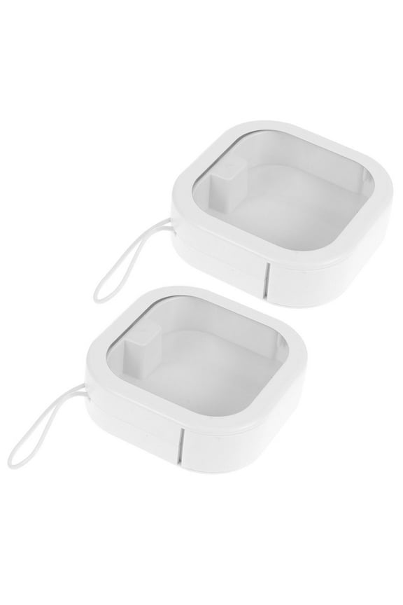 Hair Band Storage Box Tie Holder Multifunction Accessories Ribbons Clip Organzier Organizer 2 Pcs