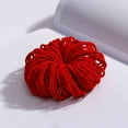 thumbnail image 1 of Hair Bandanas for Women, Red Girls 100 Of 3 cm Nylon Non-Harm Hair Rubber Color Hair Rope Jewelry, Bandana Beanie for Women, One Size, Hair Bandana, Bandana Scarf, 1 of 2